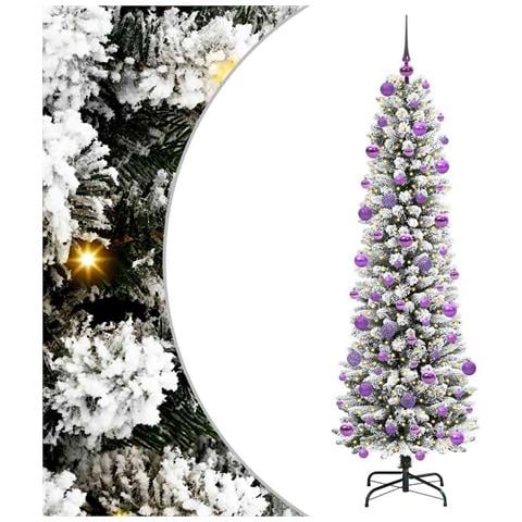 Albero di Natale artificiale con 300 LED Bianco 210 cm - Foto 1