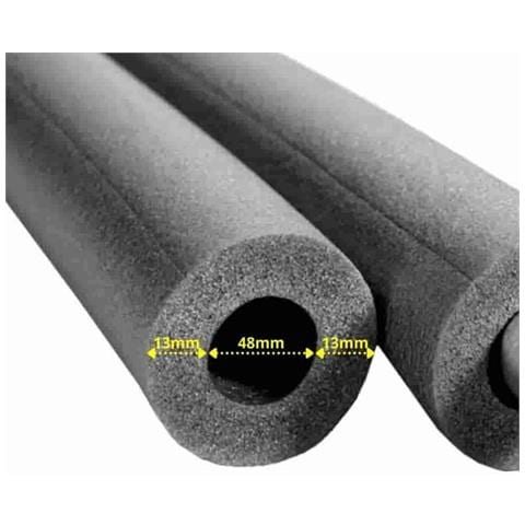 Isolante Termico Tubi Riscaldamento Ø48mm  Coibentazione 2m - Foto 1