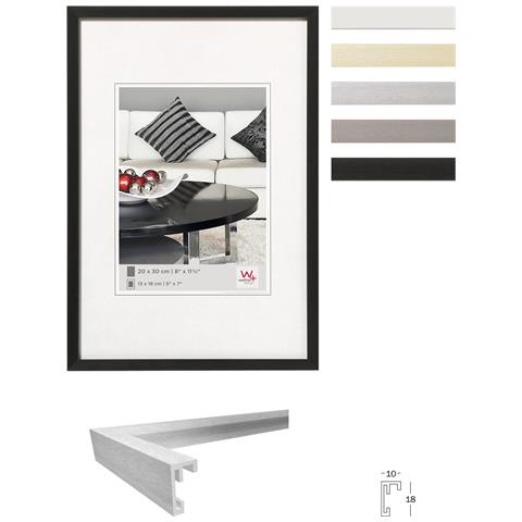 Chair Telaio In Alluminio 50x70 Nero - Foto 2