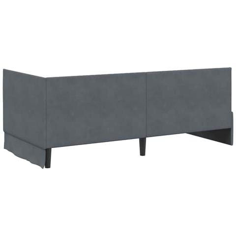 Struttura Letto Angolare con Materasso 2 pcs Grigio Velluto - Foto 9