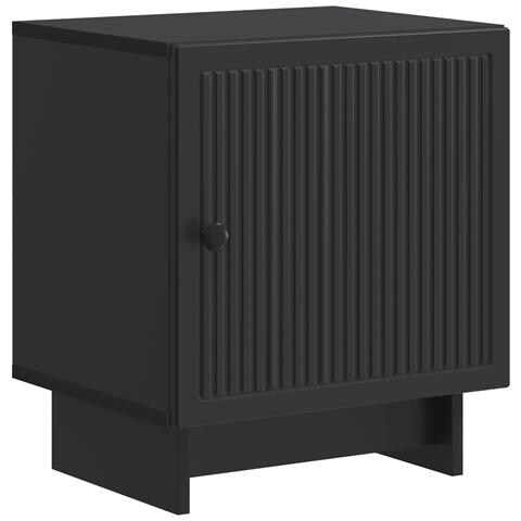 Armadio da Notte Nero 43 x 34,5 x 50 cm Legno ingegnerizzato - Foto 1