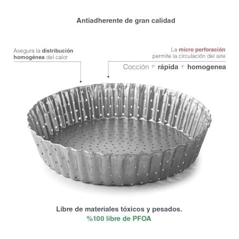 68788 - Stampi da forno, stampo per torte, stampo alto scanalato, perforato, - Foto 2