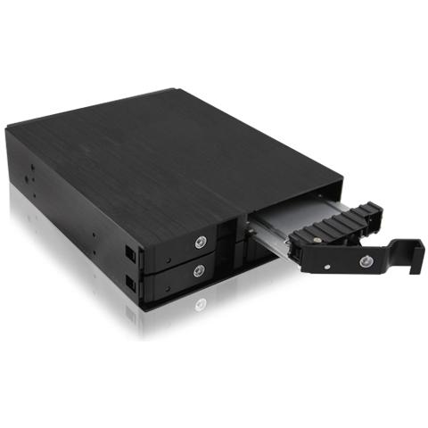 ICY BOX IB-2240SK, 6,35 cm (2.5") , SATA, Seriale ATA II, Serial ATA III, Nero, HDD, Potenza, Alluminio - Foto 4