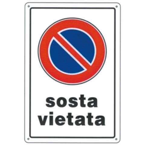 Cart. "sosta Vietata" 30x20pl - Foto 2