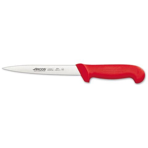 Serie 2900 - Coltello pesce - Lama Acciaio Inossidabile Nitrum 170 Mm - Manico Polipropilene Colore Rosso - Foto 1