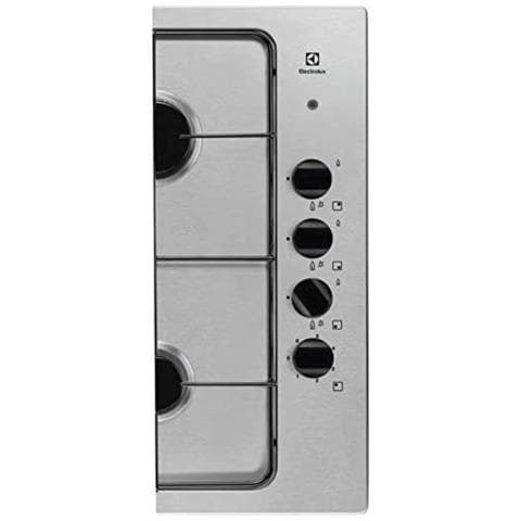 Piano Cottura EGL62821OX Combi 3 Fuochi Gas 1 Piastra Elettrica da 58 cm Colore Acciaio Inox - Foto 2