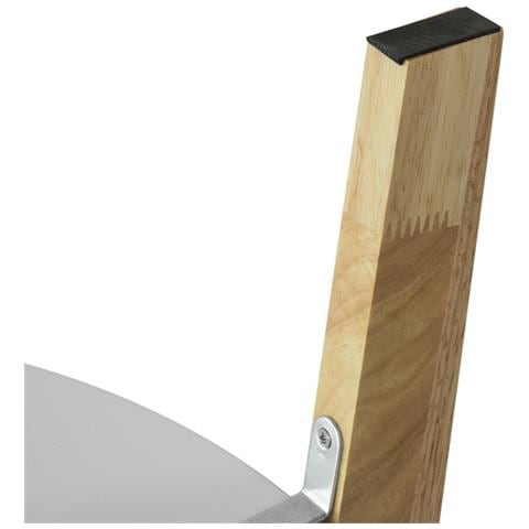 Set Di 2 Tavolini Bassi Da Salotto In Legno Massiccio Di Hevea E Mdf Con 4 Ripiani Bianco Fbt75-w - Foto 8