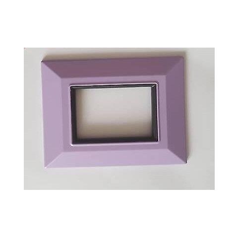 Placca Placchetta Placchette Compatibili Per Serie Axolute Sq Colorate - Lilla 7 - Foto 1