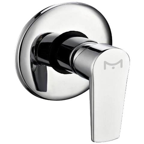 Miscelatore Doccia Incasso Ottone Cromato Leva Acqua Calda Fredda *** Finitura- : Cromo Lucido - Foto 1