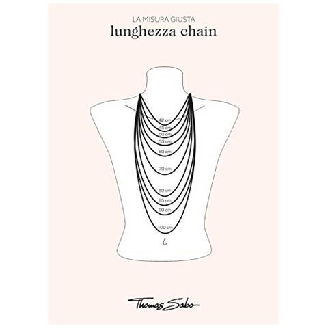 Collana Con Ciondolo Da Sterling Donna Argento 925 - Foto 2