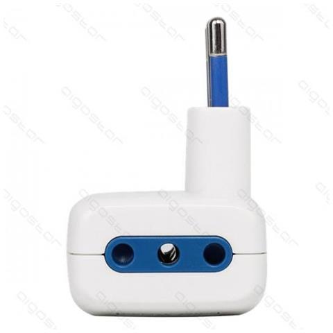 Adattatore Triplo Con Spina 10a250v S11 3 Prese 3 Prese P11 Bianco Max 1500w Con Protezione Bambini - Foto 2