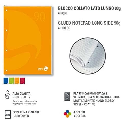 pz. 1 Blocco collato lato lungo90 A4 1R 0100227 - Foto 1