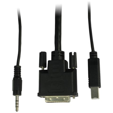 KVM-AS-21DA, Nero, USB, USB, DVI-I, 5 - 40 °C, -2 - 60 °C - Foto 1