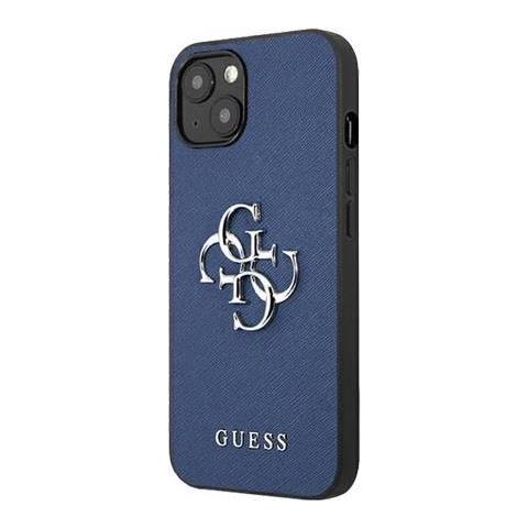 Hard Cover Saffiano 4g Big Metal Logo Blue, For Iphone 13 Mini, Guhcp13ssa4gsbl (guhcp13ssa4gsbl) - Foto 1