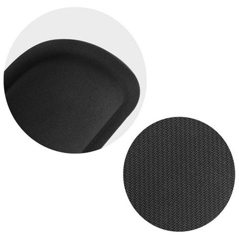 Poggia Polsi Morbido Ergonomico Da Tastiera Per Pc Mac 460x85x25 Mm Black - Foto 3