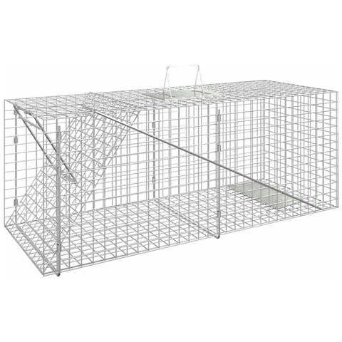 Trappola Per Animali 64,5x25x26,5 Cm In Ferro Zincato - Foto 1