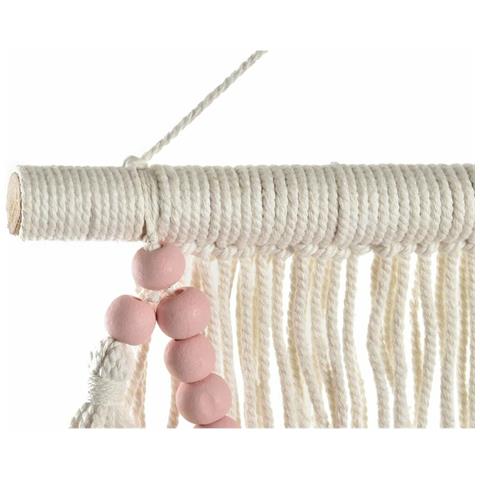 Decorazione Da Parete Dkd Home Decor 70 X 3 X 85 Cm Azzurro Rosa Crema (2 Unità) - Foto 2