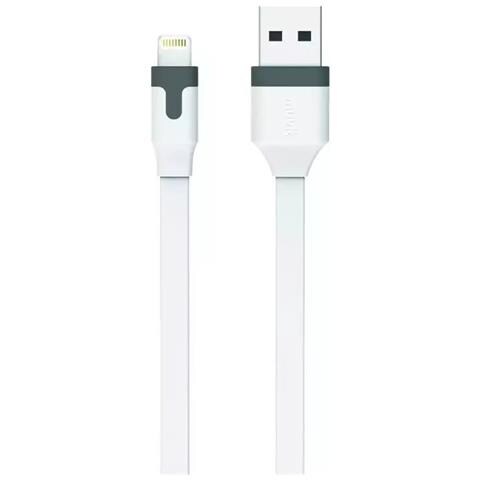 Cavo Lightning Verso Usb-a 2.0 Tab Carica E Sincronizzazione 2.4a 2m, Bianco - Foto 1