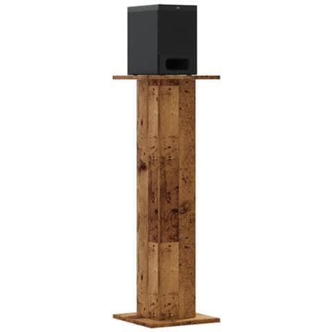 Supporti Altoparlanti 2 Pz Legno 30x30x95 Cm Legno Multistrato - Foto 3