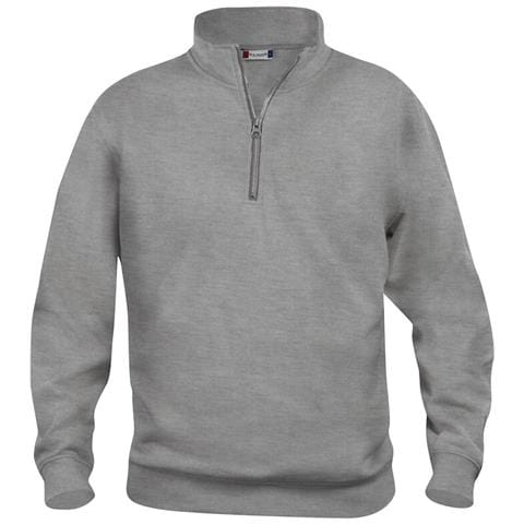 Basic Half Zip Grigio Melange S - Foto 1