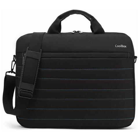 COO-BAG15-1N borsa per laptop 39,6 cm (15.6") Custodia a tasca Nero - Foto 1