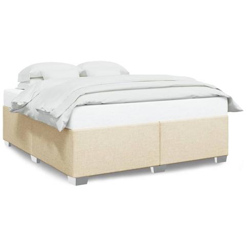 Giroletto Senza Materasso Crema 180x200 Cm In Tessuto - Foto 2