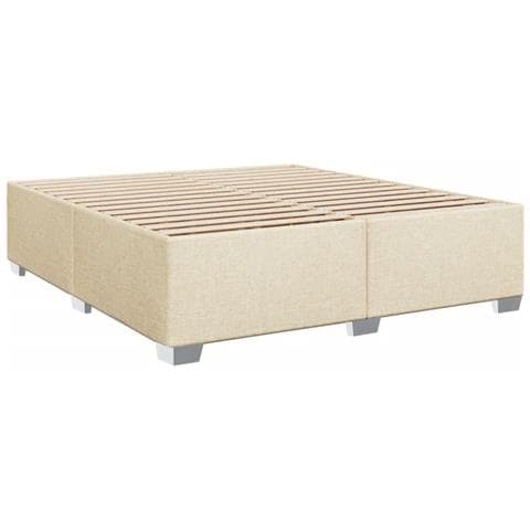 Giroletto Senza Materasso Crema 180x200 Cm In Tessuto - Foto 3