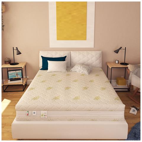 Materasso Memory Foam 4 Strati Alto 23 cm Super Top Matrimoniale misura 160x190 cm - Foto 2