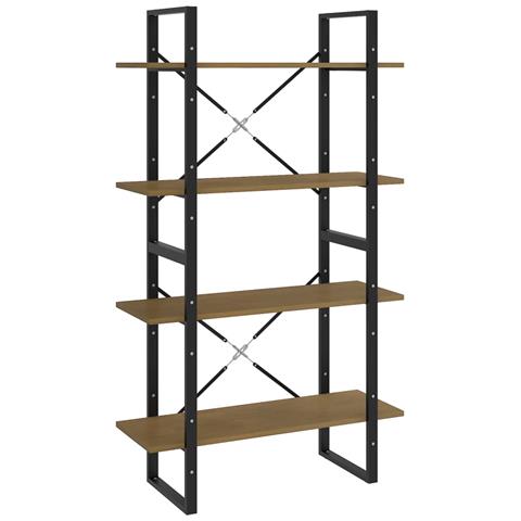 Lusso Casadino - Libreria A 4 Ripiani 80x30x140 Cm In Legno Massello Di Pino - Foto 1