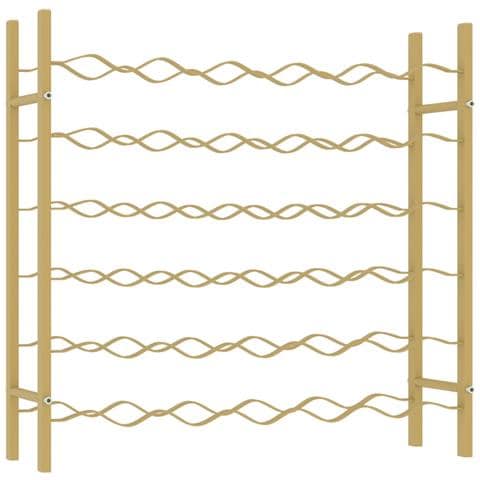 Portabottiglie Per 36 Bottiglie Metallo Oro - Foto 1