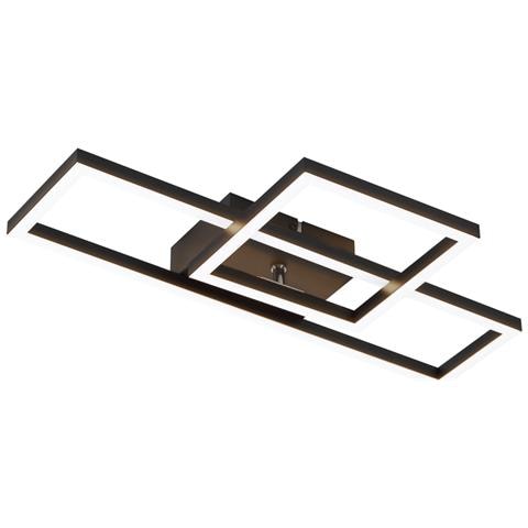 Plafoniera Led Soggiorno - Nera 2 Cornici 3000k Plafoniera Per Corridoio Cucina - Foto 1