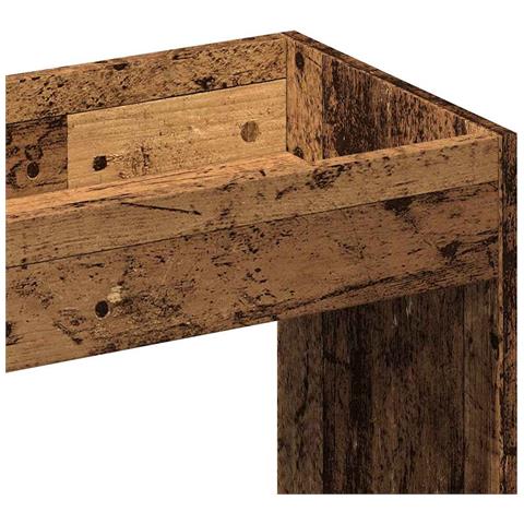 Credenza Legno Antico 92x33x180 cm in Legno Multistrato - Foto 9