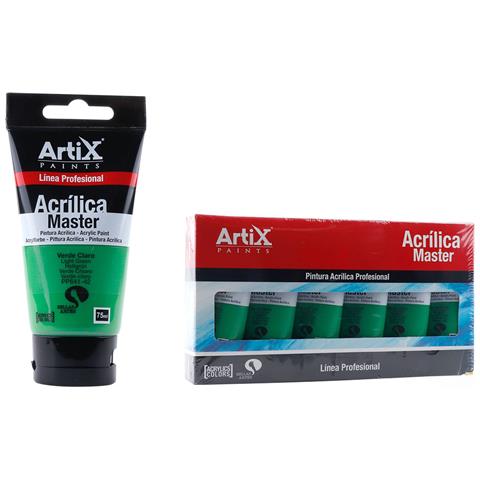 Pack Da 6 Uds. Pittura Acrilica Expert 75 Ml Verde Chiaro - Foto 1