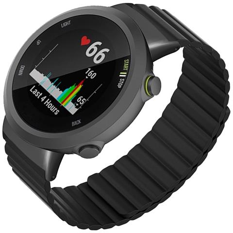 Cinturino Magnetico In Silicone Compatibile Con Garmin Forerunner 45/45s /swim 2 - Vari Colori Black - Foto 4