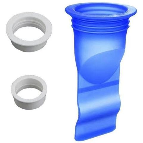 Sigillo Di Scarico A Pavimento In Silicone Blu, Antiodore - Confezione Da 4, Sigillo Anti-insetti Per Cucina E Bagno - Foto 1