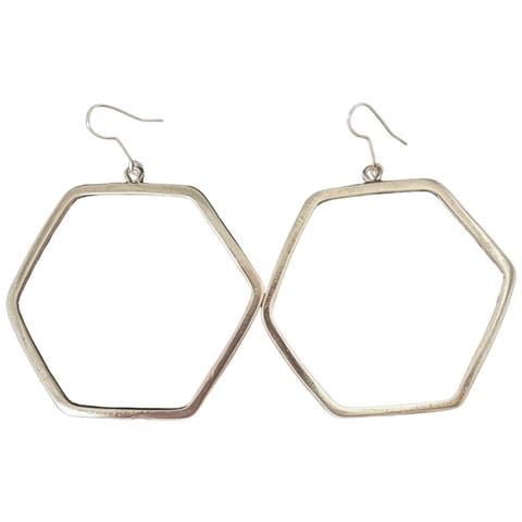 Ciondolo Esagonale In Argento - Foto 1