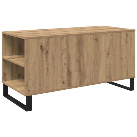 Tavolino da salotto Rovere artigianale 102 x 44,5 x 50 cm - Foto 2