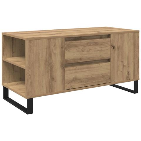 Tavolino da salotto Rovere artigianale 102 x 44,5 x 50 cm - Foto 1