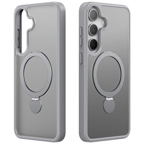 Cover per Galaxy S25+ - TPU+PC, Grigio, Con Soporte - Foto 4