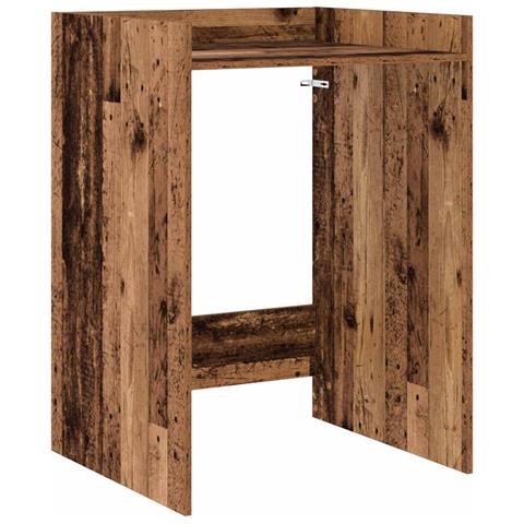 Mobiletto per lavatrice Legno vecchio 67,5 x 62 x 97 cm - Foto 1