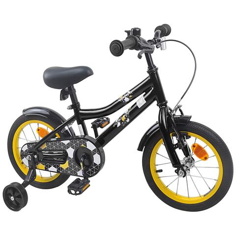 Bicicletta per Bambini 16 Pollici per bambini di 4-6 anni Nero - Foto 2