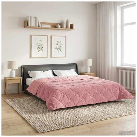 Piumone Completo Annuale Trapuntato Rosa 220 x 240 cm - Foto 2