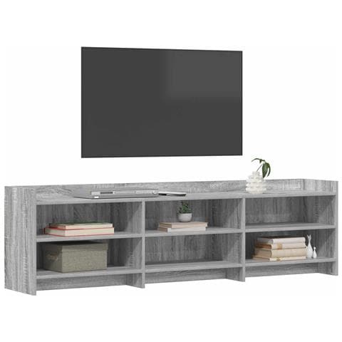 Mobile TV 168 x 33 x 47 cm Sonoma grigio Legno ingegnerizzato - Foto 2