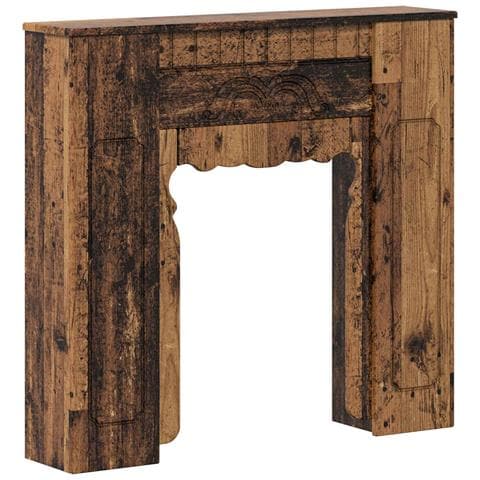 Cornice per camino Legno antico 93 x 20 x 89 cm - Foto 1