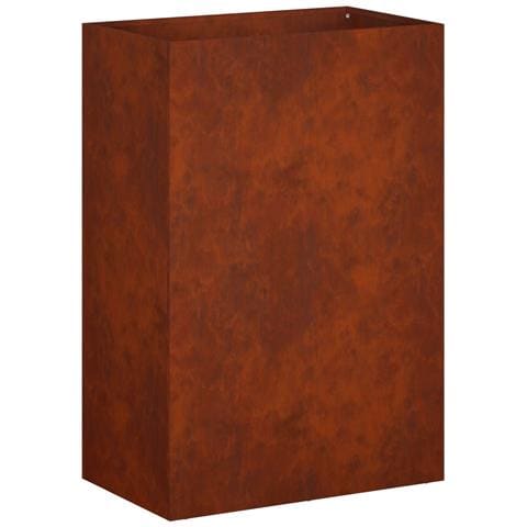 Vaso da giardino Ruggine 40 x 30 x 75 cm Acciaio Corten - Foto 1