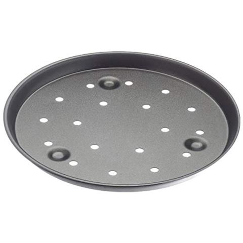 67824 - Teglia per pizza in alluminio forata 24 cm - Nera - Foto 1