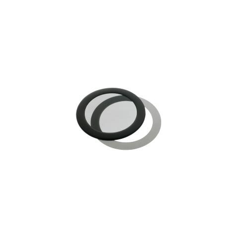 Round Dust Filter 80mm - Nero / Nero - Foto 1