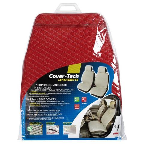 Cp. coprisedili Ant. cover-tech Similpelle Rosso+fil - Foto 9