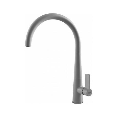 Miscelatore Monocomando con canna girevole Athena 21x37 cm Granitek Colore Grigio Cemento 48 - Foto 1