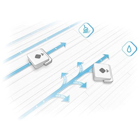 Robot Lavapavimenti Vacuum Braava 390T Colore Bianco / Nero - Foto 2